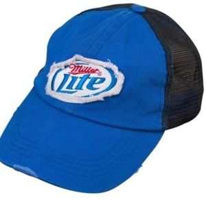 OFFICIAL Miller Lite Mesh Tatterded Hat O408